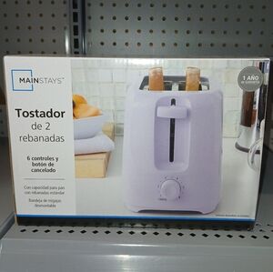 (New)  2-Slice Toaster (Soft Purple)